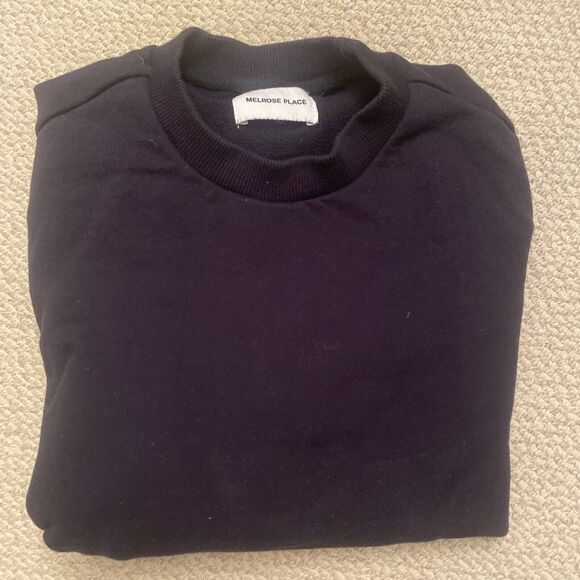 Melrose Place Ozark GD Crewneck Navy Blue Men’s Sweatshirt Size Small - Picture 1 of 3